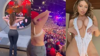 Ava Louise Flashes Breasts at Donald Trump Leaked Video (WATCH 18+)