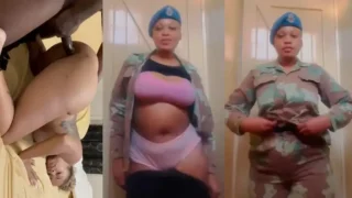 SANDF Female Soldier SexTape Leaked Phindilesleper SANDF Porno Video Collection (WATCH 18+)